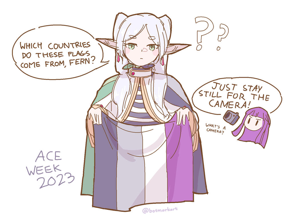 and more anime fanart (this one is from Frieren go watch it)