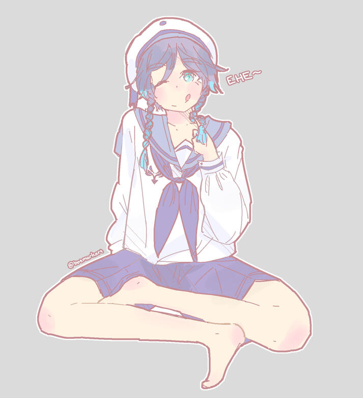 i frequently draw genshin art